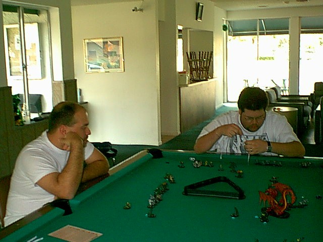 Ernie and Dave planning my demise
